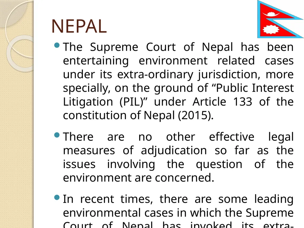 Asian Perspective on Environmental Law Binod - slide 9 of 15