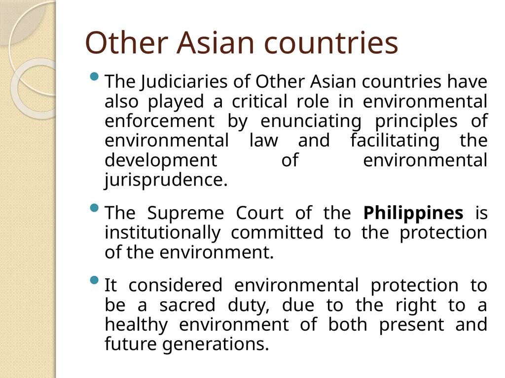 Asian Perspective on Environmental Law Binod - slide 10 of 15