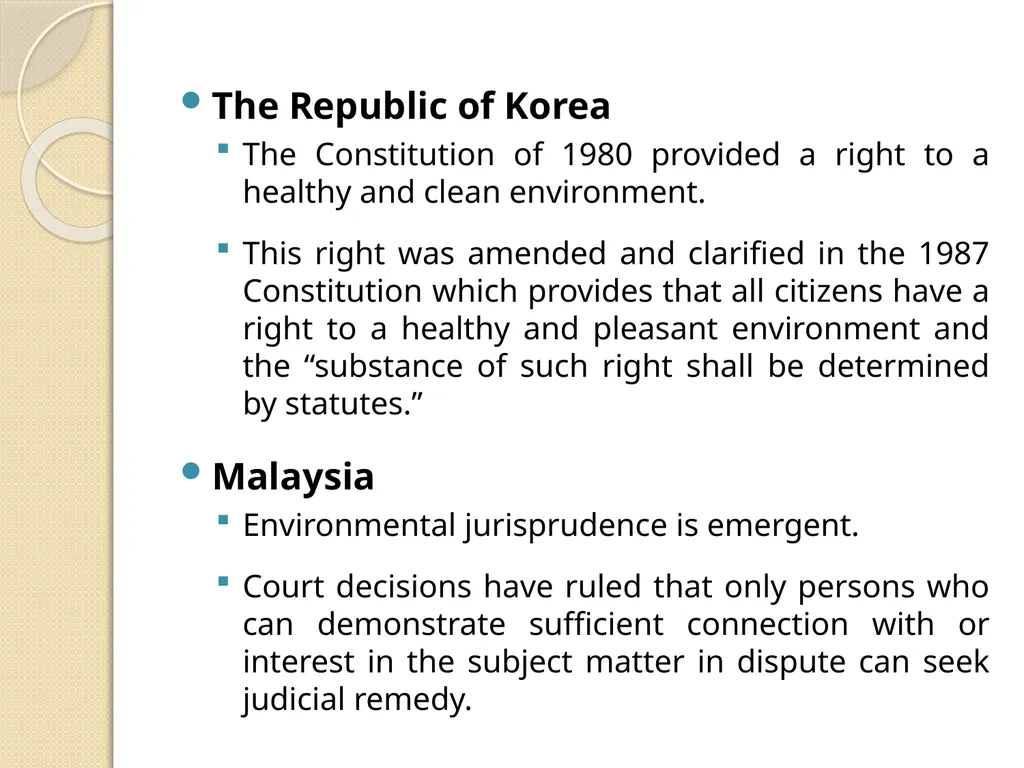 Asian Perspective on Environmental Law Binod - slide 14 of 15