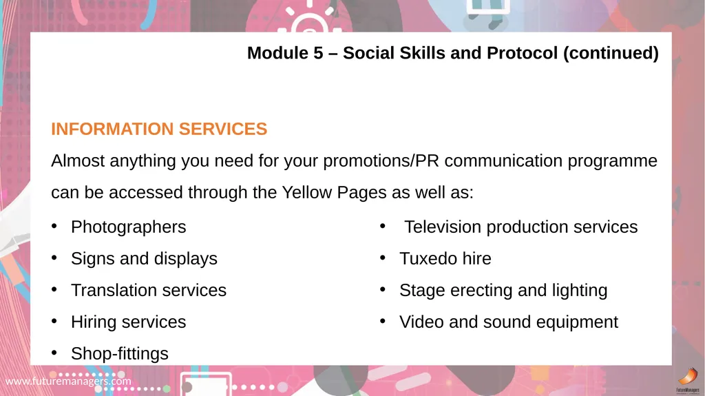 Public Relations N5 www.futuremanagers.com NATURE - slide 24 of 50