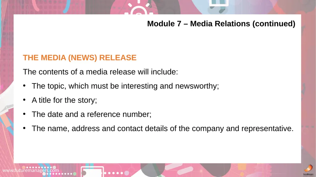 Public Relations N5 www.futuremanagers.com NATURE - slide 30 of 50