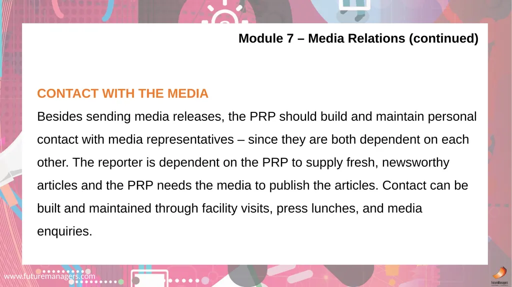 Public Relations N5 www.futuremanagers.com NATURE - slide 34 of 50