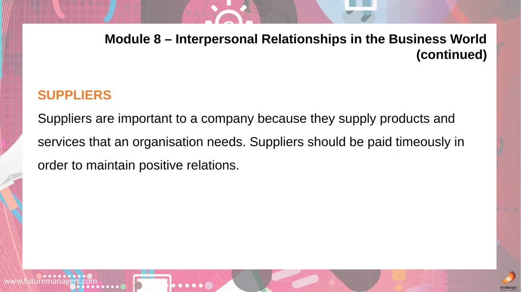 Public Relations N5 www.futuremanagers.com NATURE - slide 38 of 50