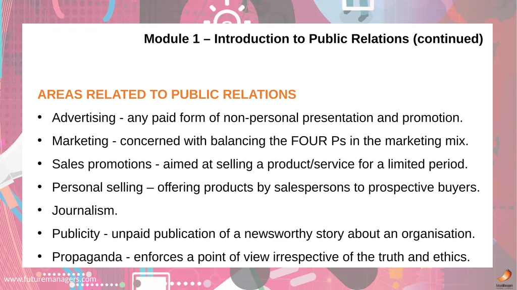 Public Relations N5 www.futuremanagers.com NATURE - slide 6 of 50
