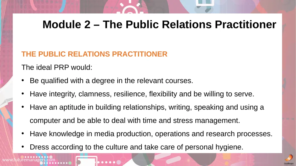 Public Relations N5 www.futuremanagers.com NATURE - slide 7 of 50