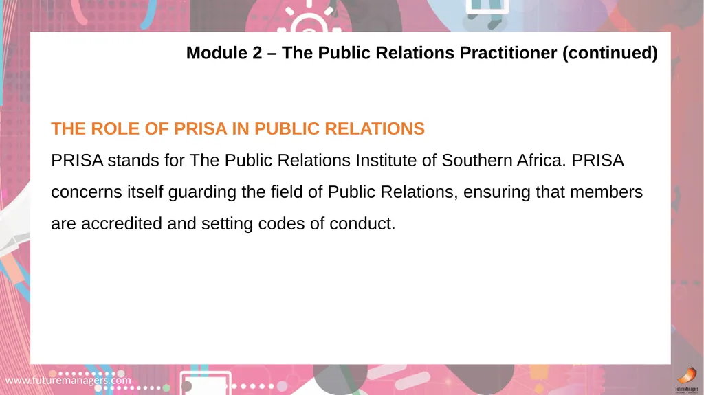 Public Relations N5 www.futuremanagers.com NATURE - slide 8 of 50
