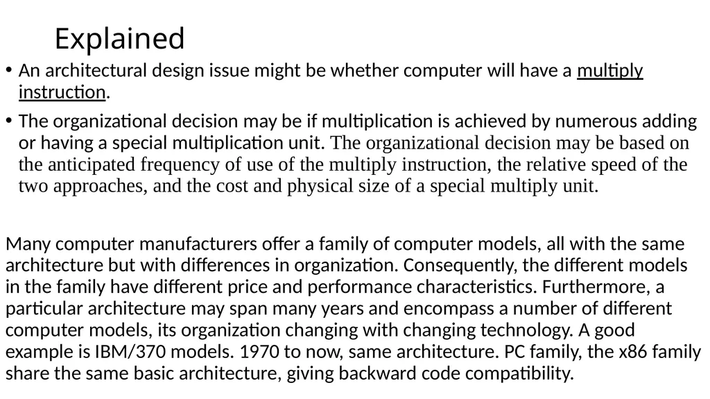 Computer Architecture and Organization Dr. John P. - slide 4 of 51