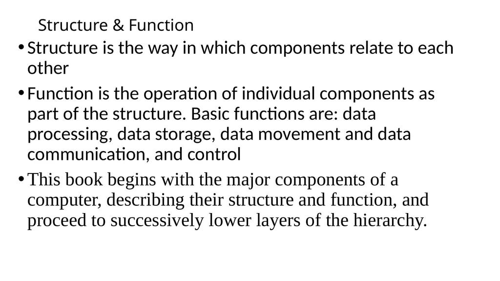 Computer Architecture and Organization Dr. John P. - slide 5 of 51