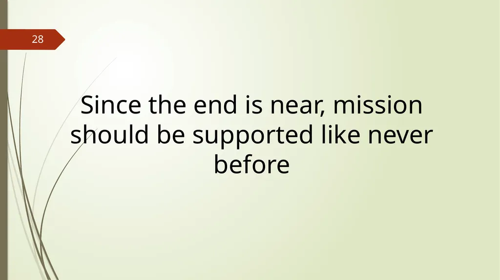 WHY IS STEWARDSHIP AT CROSSROADS? . 2 - slide 28 of 28