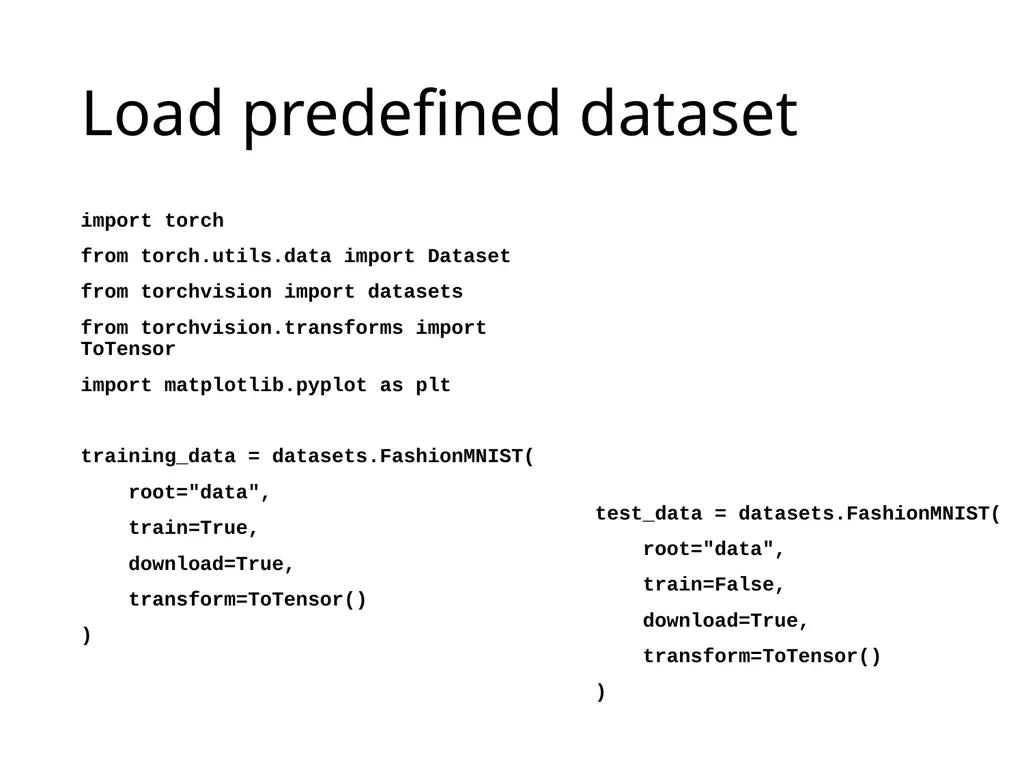 Week 2, Programming in machine learning: Python & - slide 31 of 41