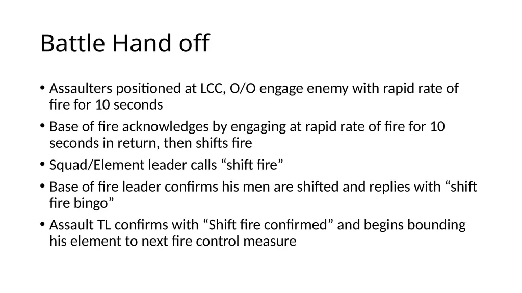 Conduct a Squad Assault 07-4-D9515 Conditions - slide 8 of 14