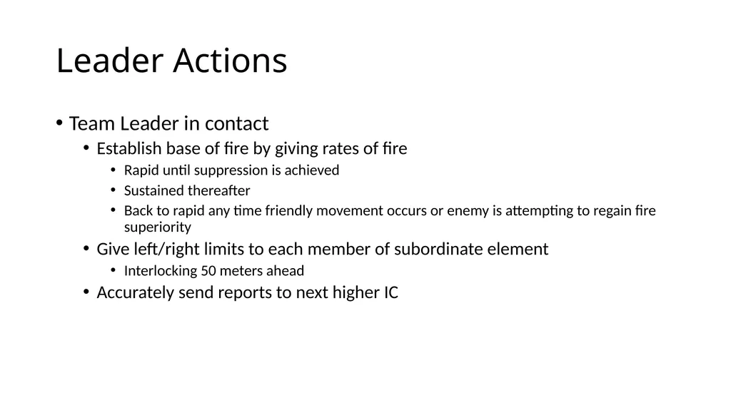 Conduct a Squad Assault 07-4-D9515 Conditions - slide 4 of 14
