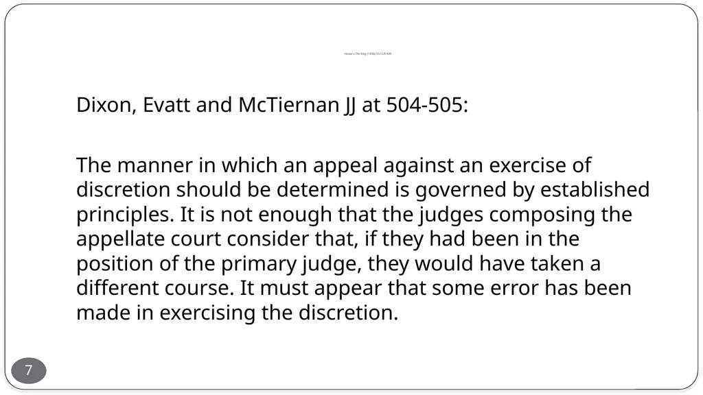 Presentation by the Honourable Justice Buchanan 10 - slide 7 of 38