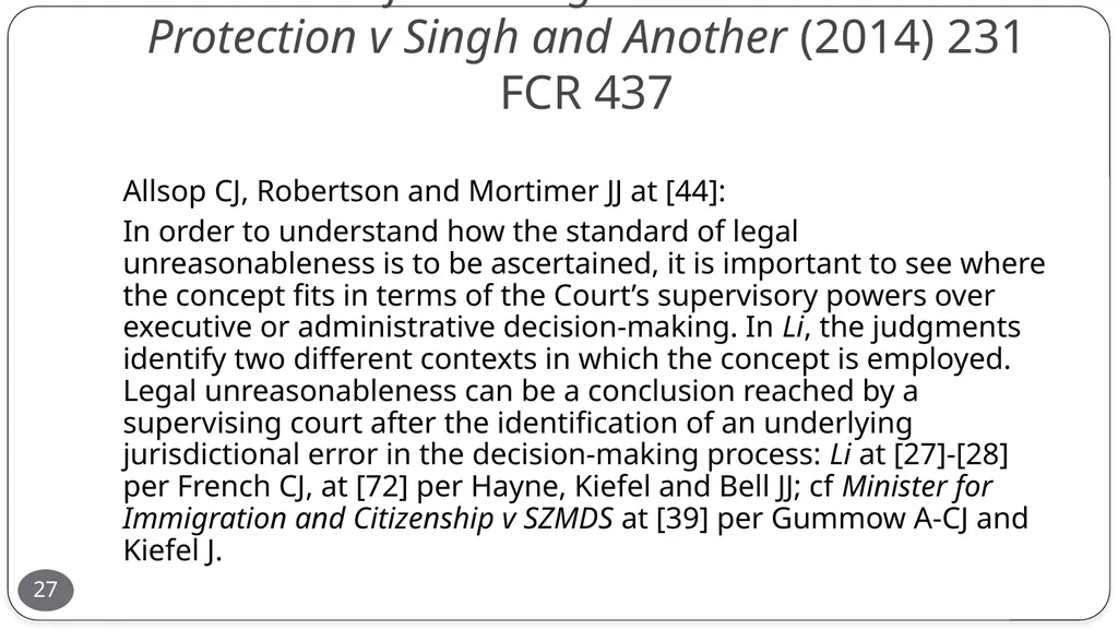Presentation by the Honourable Justice Buchanan 10 - slide 27 of 38