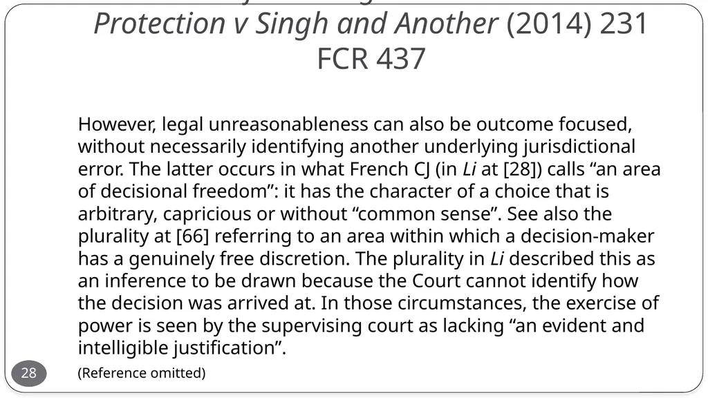 Presentation by the Honourable Justice Buchanan 10 - slide 28 of 38