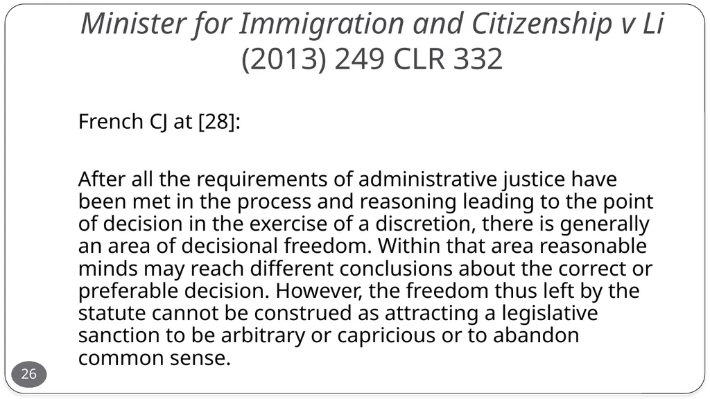 Presentation by the Honourable Justice Buchanan 10 - slide 26 of 38