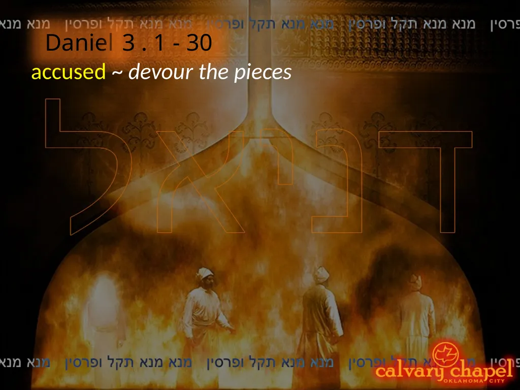 Daniel 3 . 1 - 30 A free CD of - slide 10 of 22