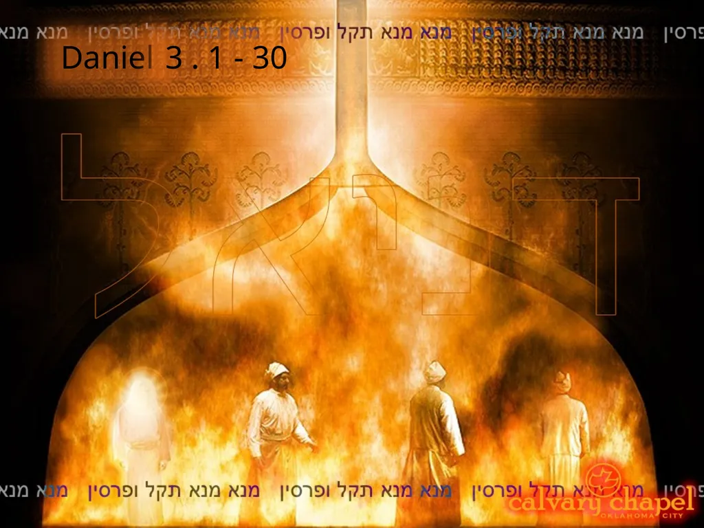 Daniel 3 . 1 - 30 A free CD of - slide 9 of 22