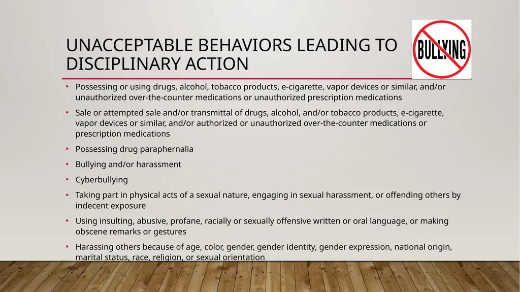 Broward County Public Schools Code of Conduct - slide 10 of 20