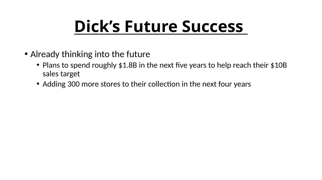 BY: DaShaun Amos Dick’s Sporting Goods Leading - slide 11 of 11