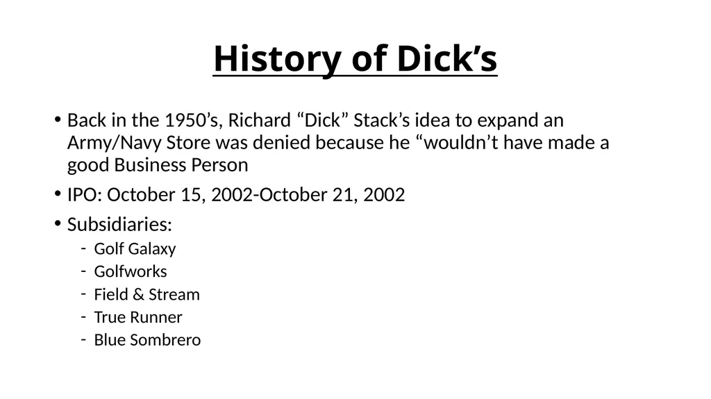 BY: DaShaun Amos Dick’s Sporting Goods Leading - slide 3 of 11