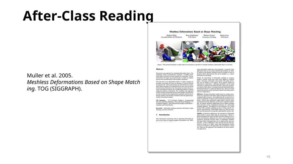 GAMES103: Intro to Physics-Based Animation Rigid - slide 41 of 41