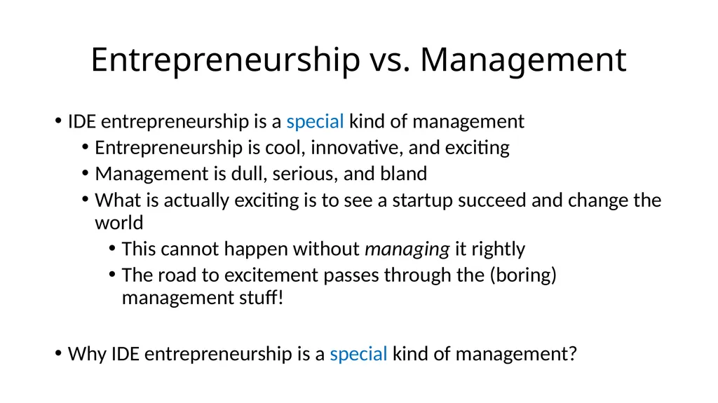 Entrepreneurship for Computer Science CS 15-390 - slide 11 of 28