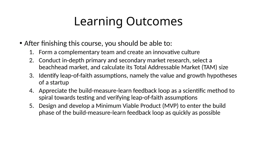 Entrepreneurship for Computer Science CS 15-390 - slide 23 of 28