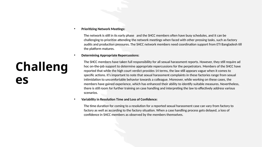 Learnings and Perspectives on Gender Sensitivity - slide 8 of 10