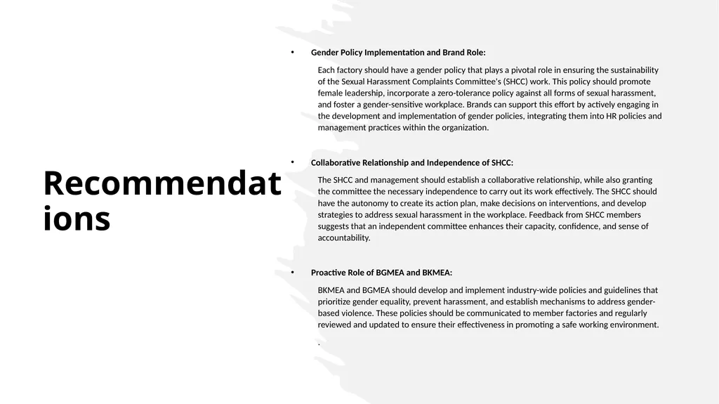 Learnings and Perspectives on Gender Sensitivity - slide 10 of 10
