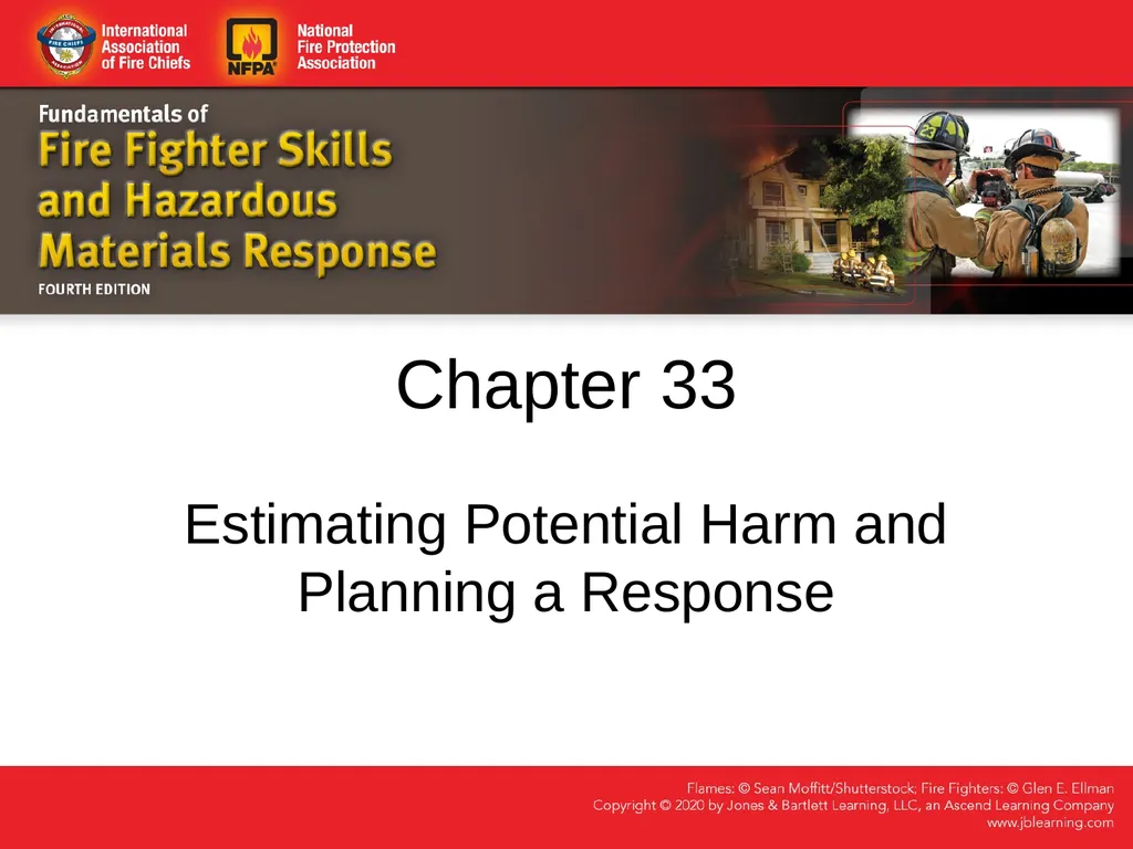 Chapter 33 Estimating Potential Harm and Planning - slide 1 of 86