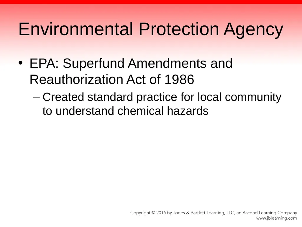 Chapter 1 Hazardous Materials: Overview - slide 43 of 62