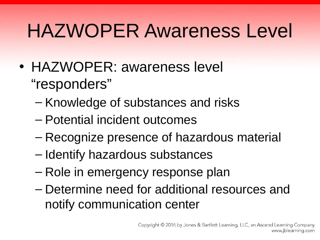 Chapter 1 Hazardous Materials: Overview - slide 26 of 62