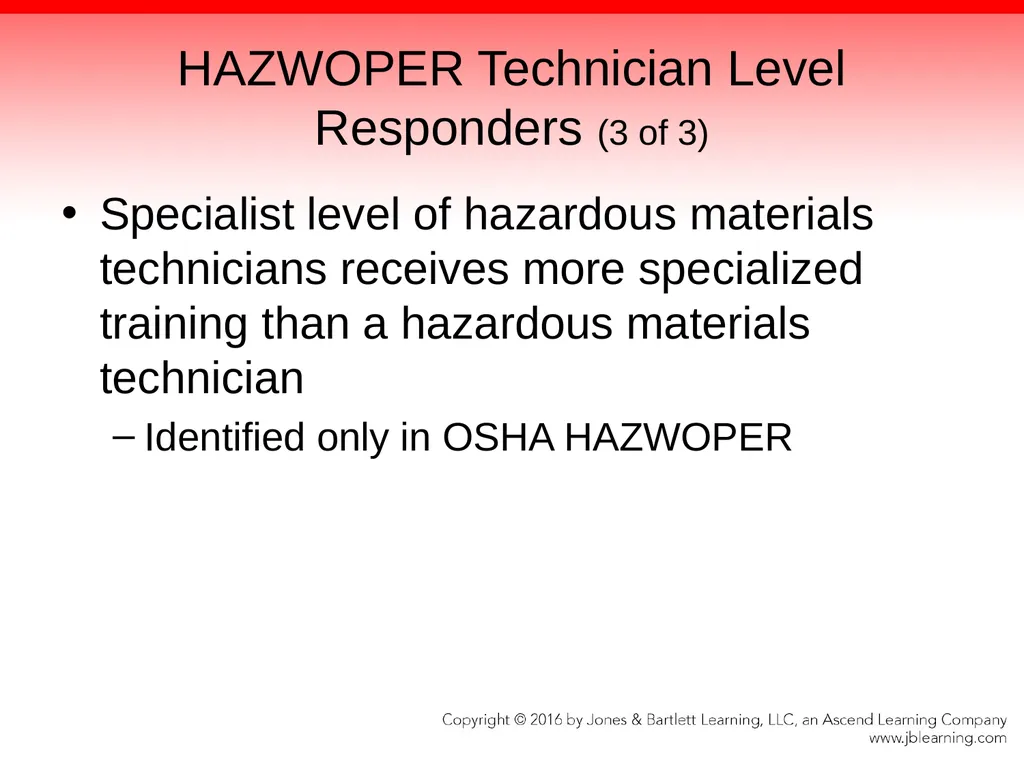 Chapter 1 Hazardous Materials: Overview - slide 39 of 62