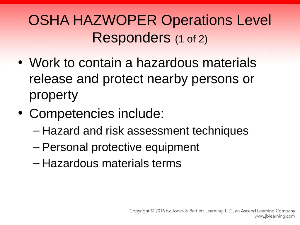 Chapter 1 Hazardous Materials: Overview - slide 33 of 62