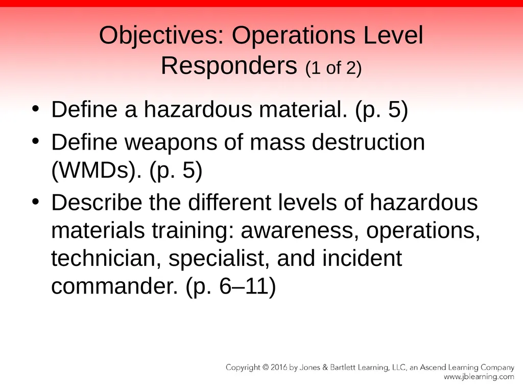 Chapter 1 Hazardous Materials: Overview - slide 4 of 62