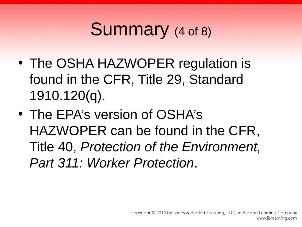 Chapter 1 Hazardous Materials: Overview - slide 58 of 62