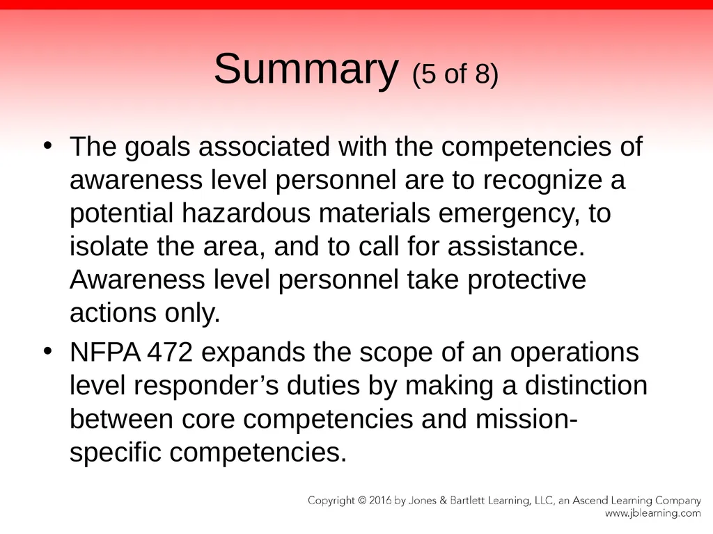 Chapter 1 Hazardous Materials: Overview - slide 59 of 62