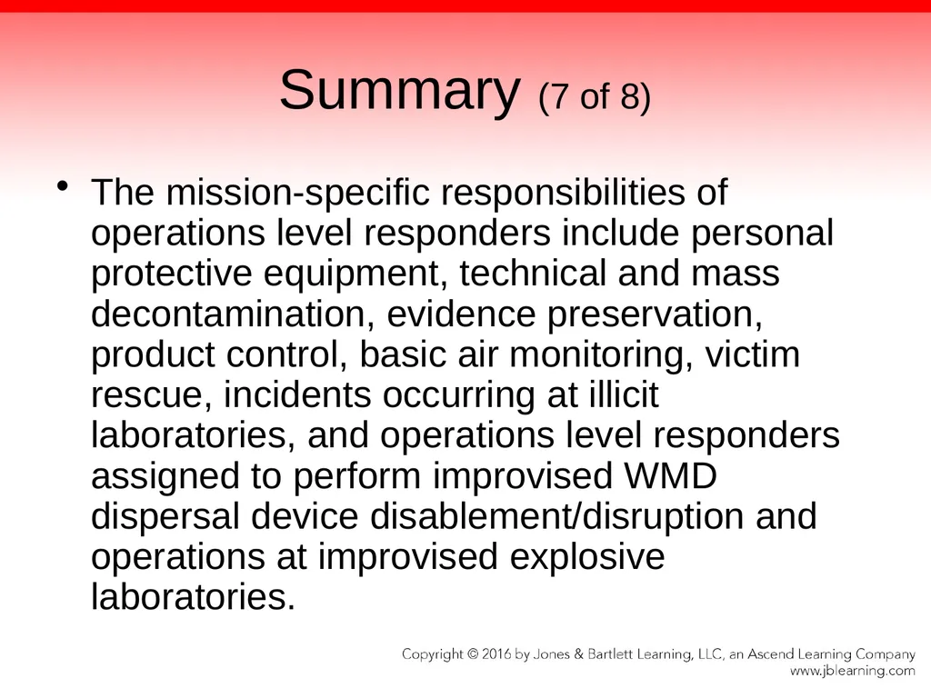 Chapter 1 Hazardous Materials: Overview - slide 61 of 62