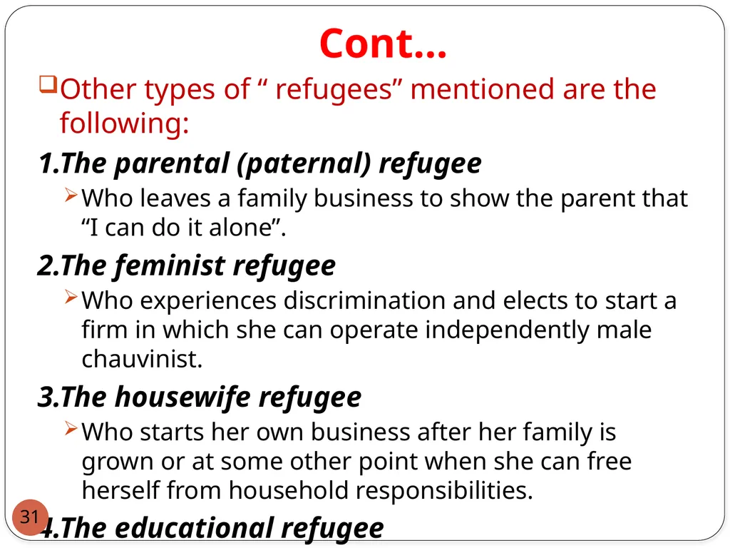 : Introduction to Entrepreneurship for engineers 1 - slide 31 of 43