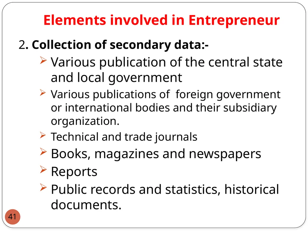 : Introduction to Entrepreneurship for engineers 1 - slide 41 of 43