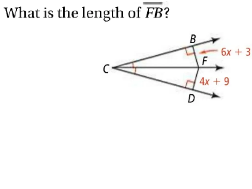 5-2 Perpendicular and Angle Bisectors A point is - slide 12 of 12