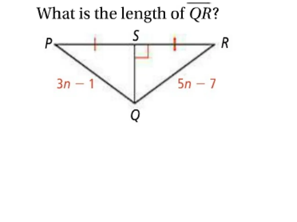 5-2 Perpendicular and Angle Bisectors A point is - slide 6 of 12