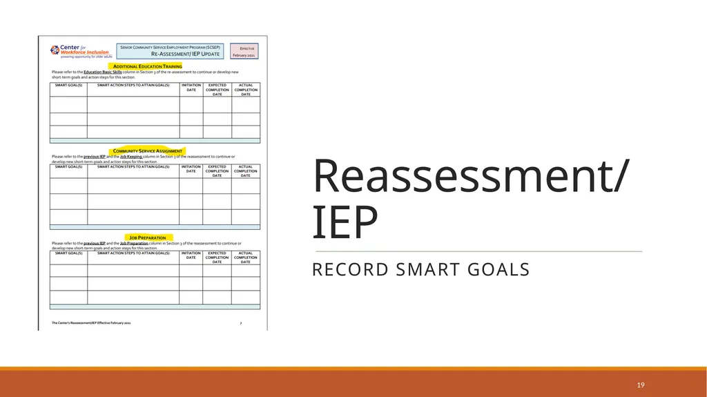 Individual Employment Plans and Case Management - slide 18 of 22