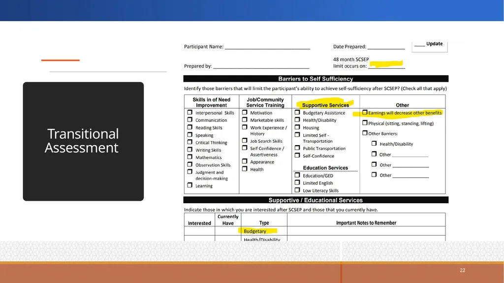 Individual Employment Plans and Case Management - slide 21 of 22