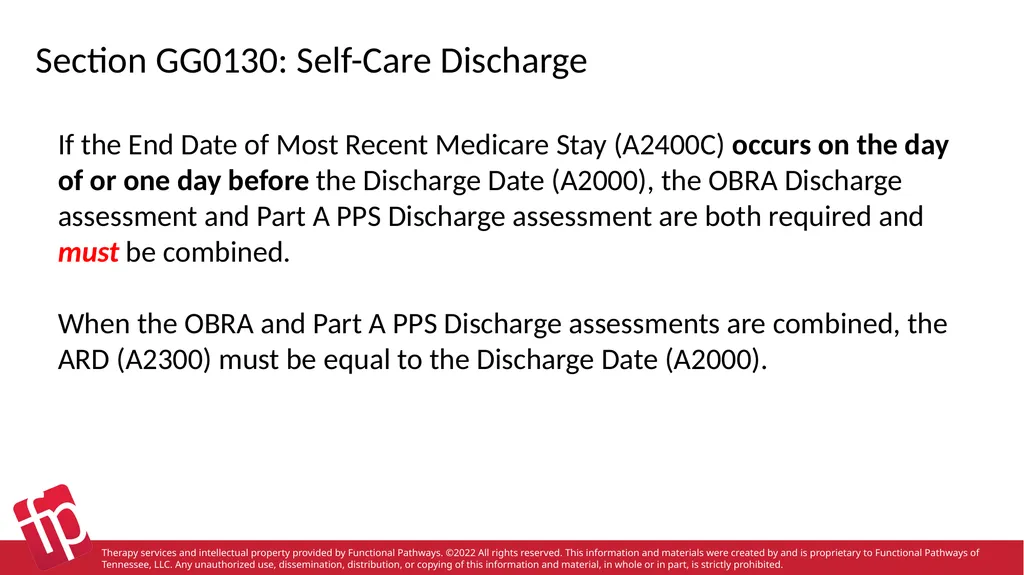 Functional Pathways MDS Section GG Therapy - slide 26 of 48