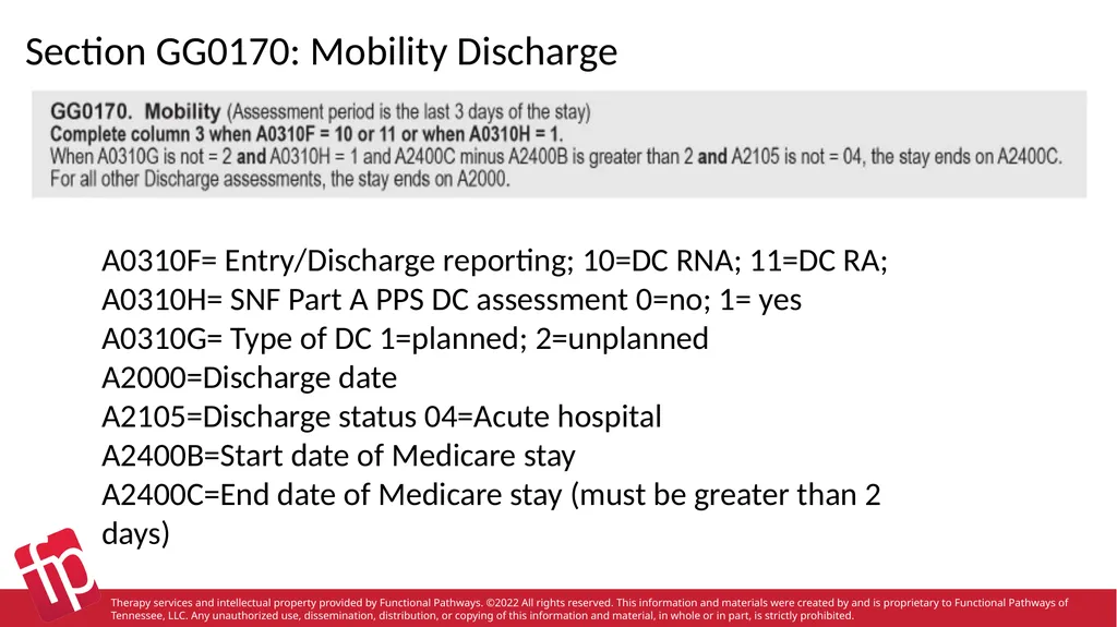 Functional Pathways MDS Section GG Therapy - slide 48 of 48