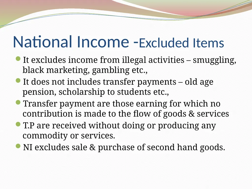 National Income Santosh Borkakati Asst. Professor - slide 3 of 18