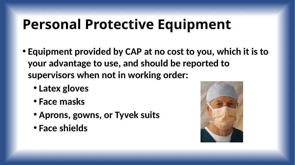 Bloodborne Pathogens Training for Ground Team - slide 14 of 29
