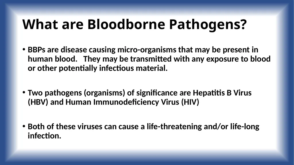 Bloodborne Pathogens Training for Ground Team - slide 2 of 29